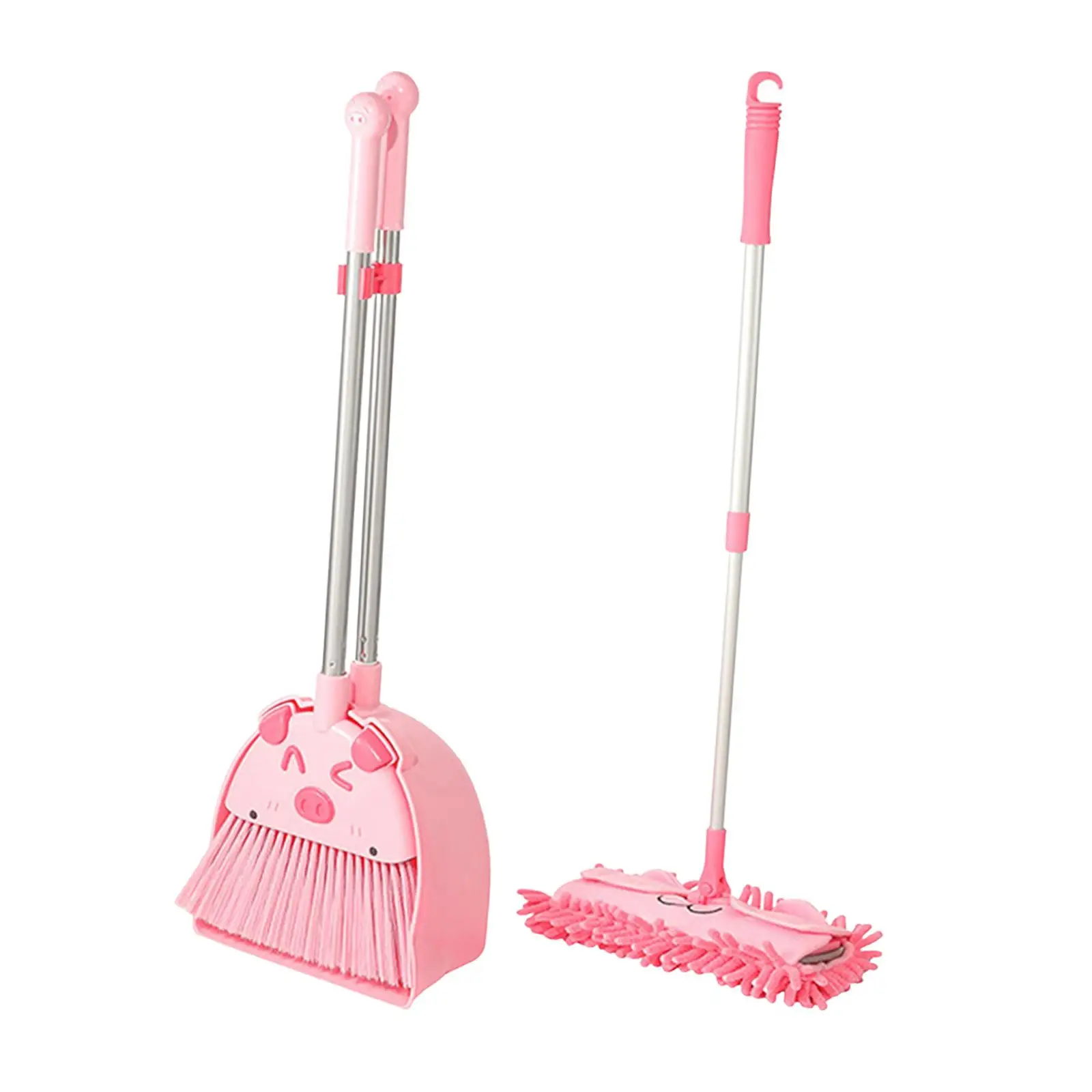 Kids Cleaning Toy Set Toddlers Broom Set Little Housekeeping Helper Set for