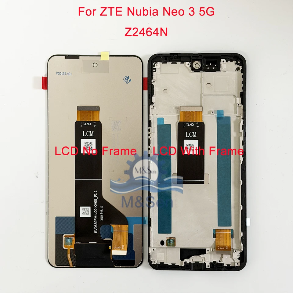 Original For ZTE Nubia Neo3 4G Z2461/5G Z2464N LCD Display Screen+