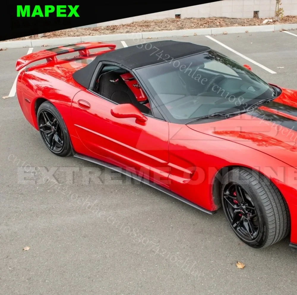 ل 97-04 كورفيت C5 |   ZR1 نمط ألياف الكربون التنانير الجانبية زوج لوحة الروك