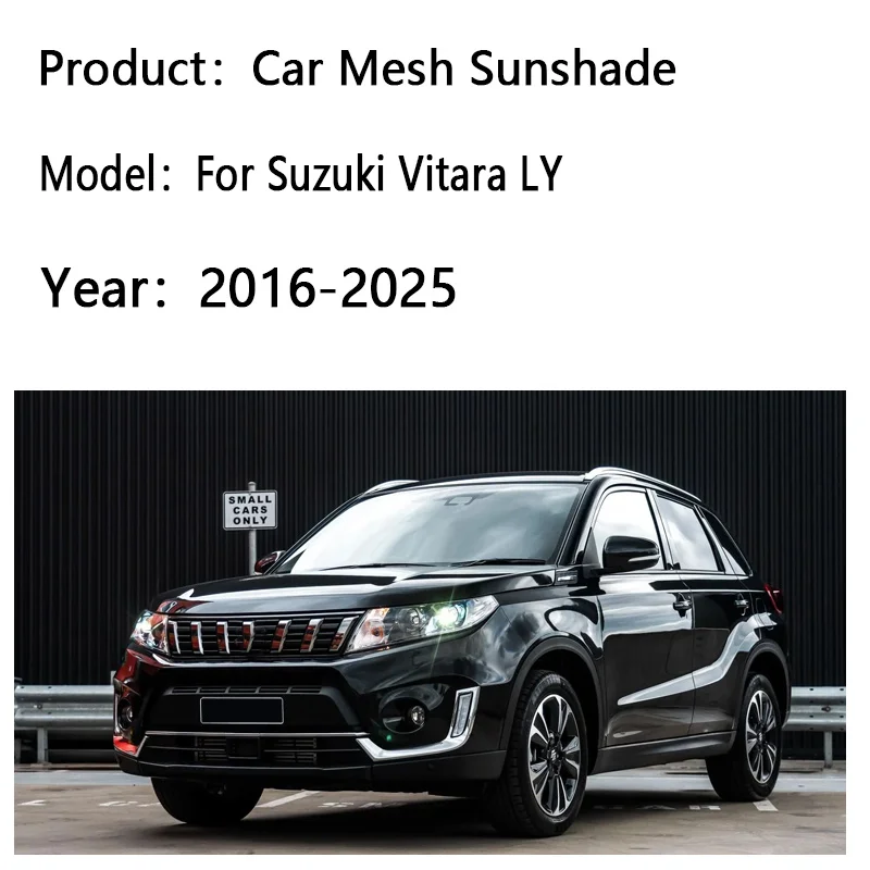 Car Window Sunshade For Suzuki Vitara LY Escudo 2016-2025 Visor Mesh Anti-UV Heat Insulation Windshield Curtain Auto Accessories