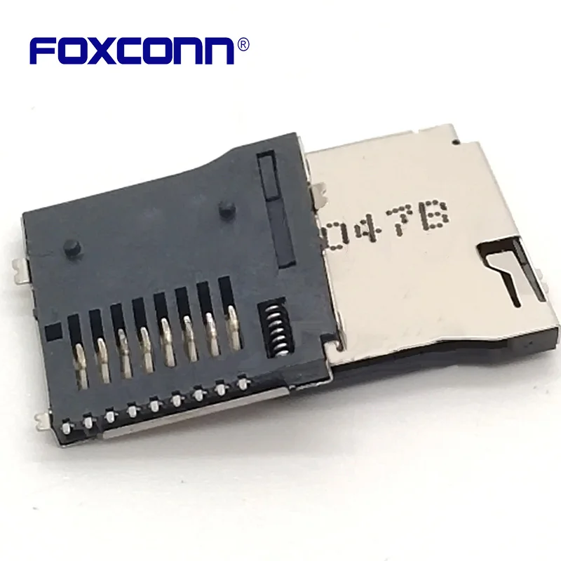 Foxconn WQ21801-B2180-7F Originele Connector Micro Sd Tfself-Elastische Soort Van Chuck