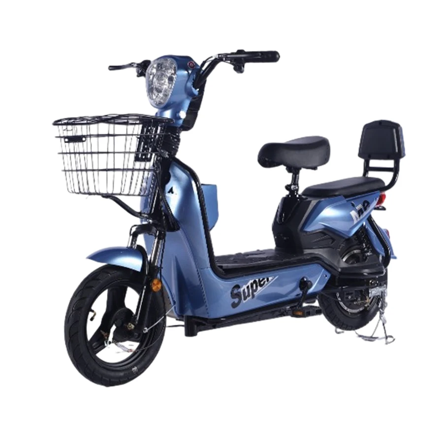 14-Inch Electric Bicycle for Adults Dual-Seated with LCD Display Parent-Child Lead Lithium Battery 48v Ebike