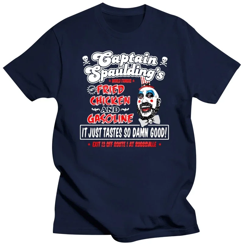 Captain Spauldings Fried Chicken Men Black T Shirt Rob Zombie The Devil Rejects