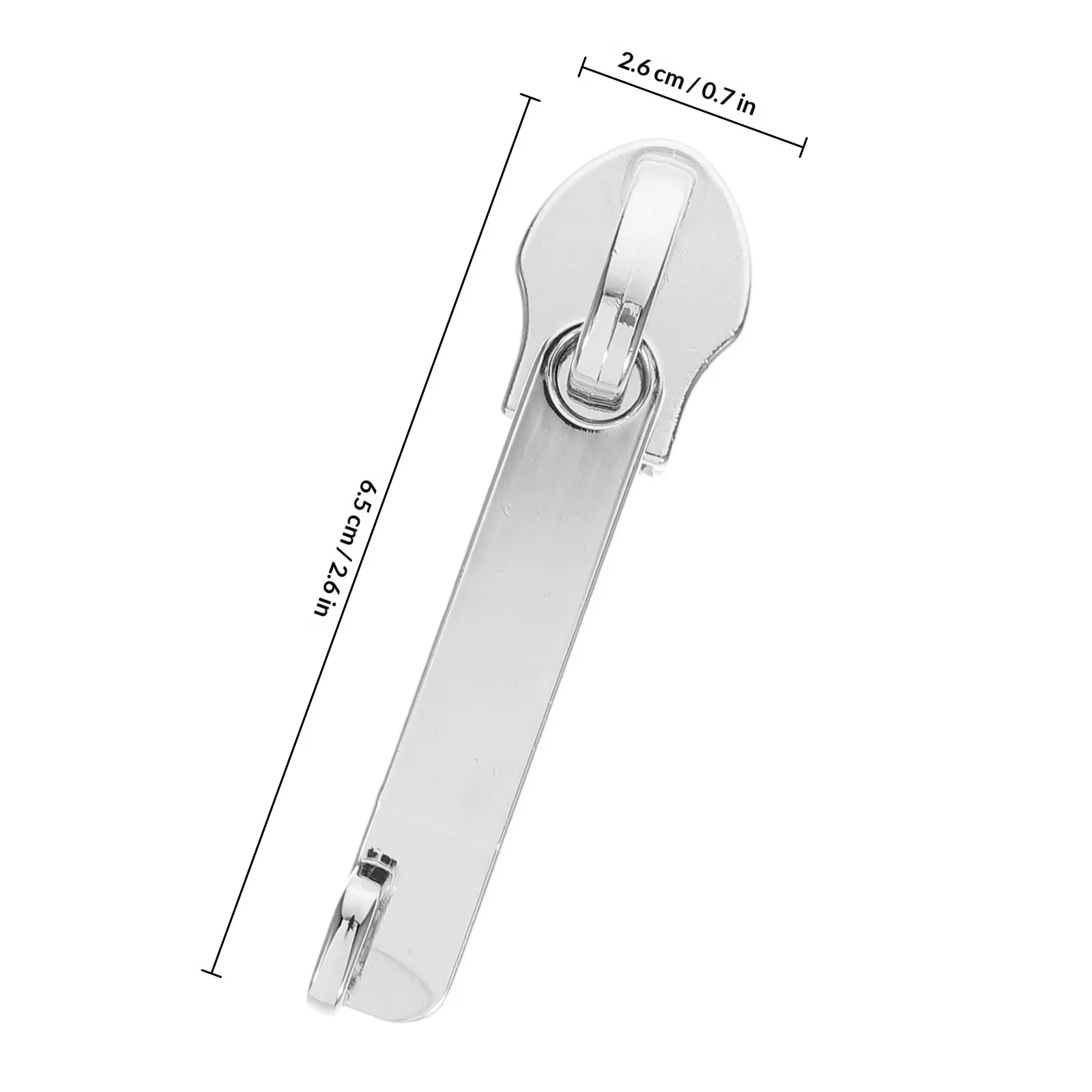 4Pcs Explosion Proof Zipper Head Double Layer Anti Explosion Zipper Repair Solution Luggage Suitcase Pull Tab Replacement