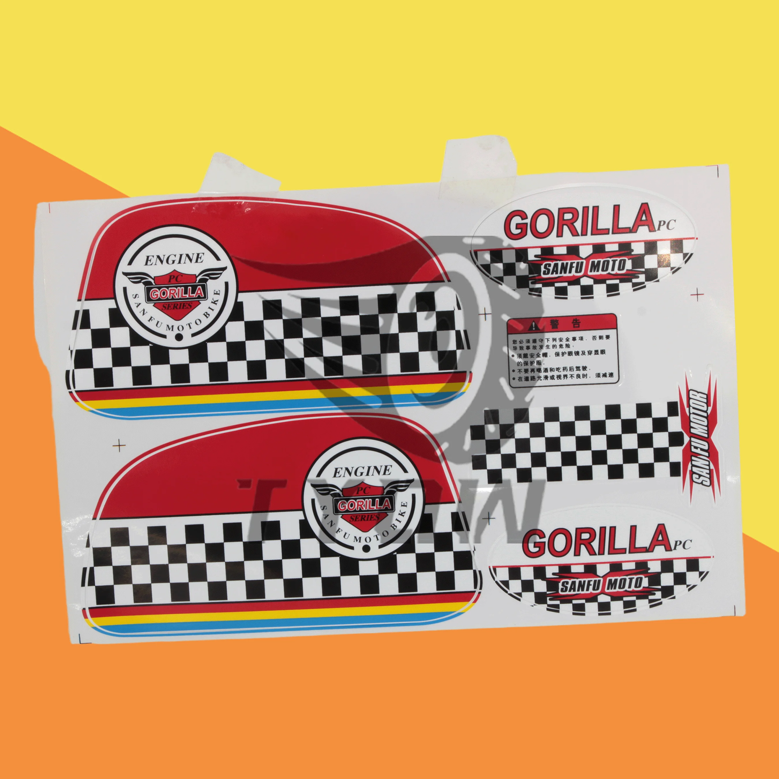 

Z50 Tank Stickers Gorila sticker For Honda Monkey Z50 Z50A Z50J Gorila Mini Trail Bike 4L/8L Fuel Tank Decoration