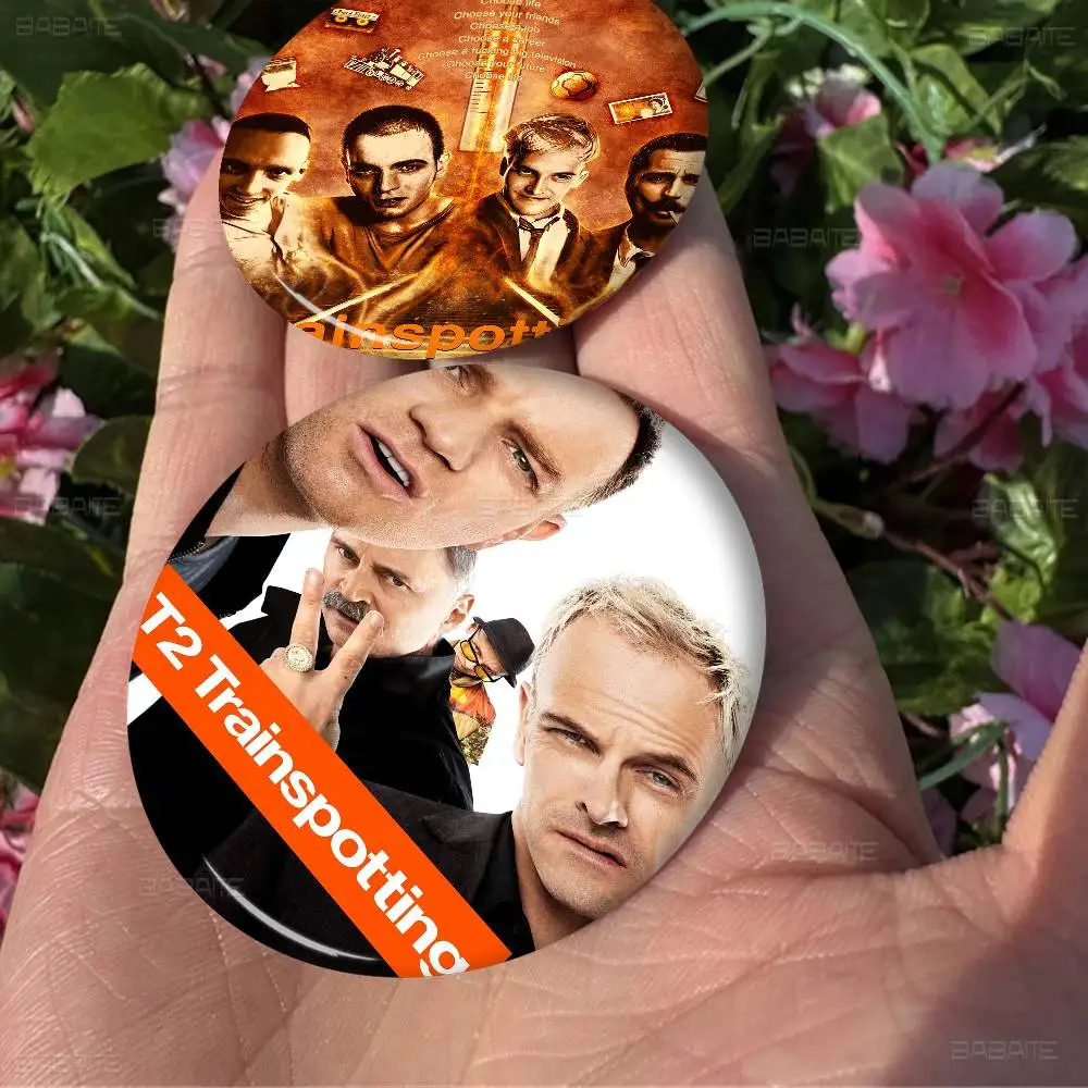 الموسيقى الفرقة T-trainspotting لينة زر دبوس مشرق مطبوعة أيقونة هدية للأصدقاء شارة طوق بروش التلبيب دبوس معدني