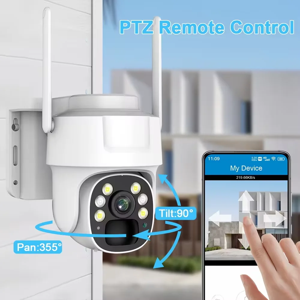 ​ ​ كاميرا مراقبة خارجية مقاومة للماء تعمل بالطاقة الشمسية مع واي فاي 2.4 جيجا وبطارية 8000 مللي أمبير في الساعة ​ ​   سعر المصنع