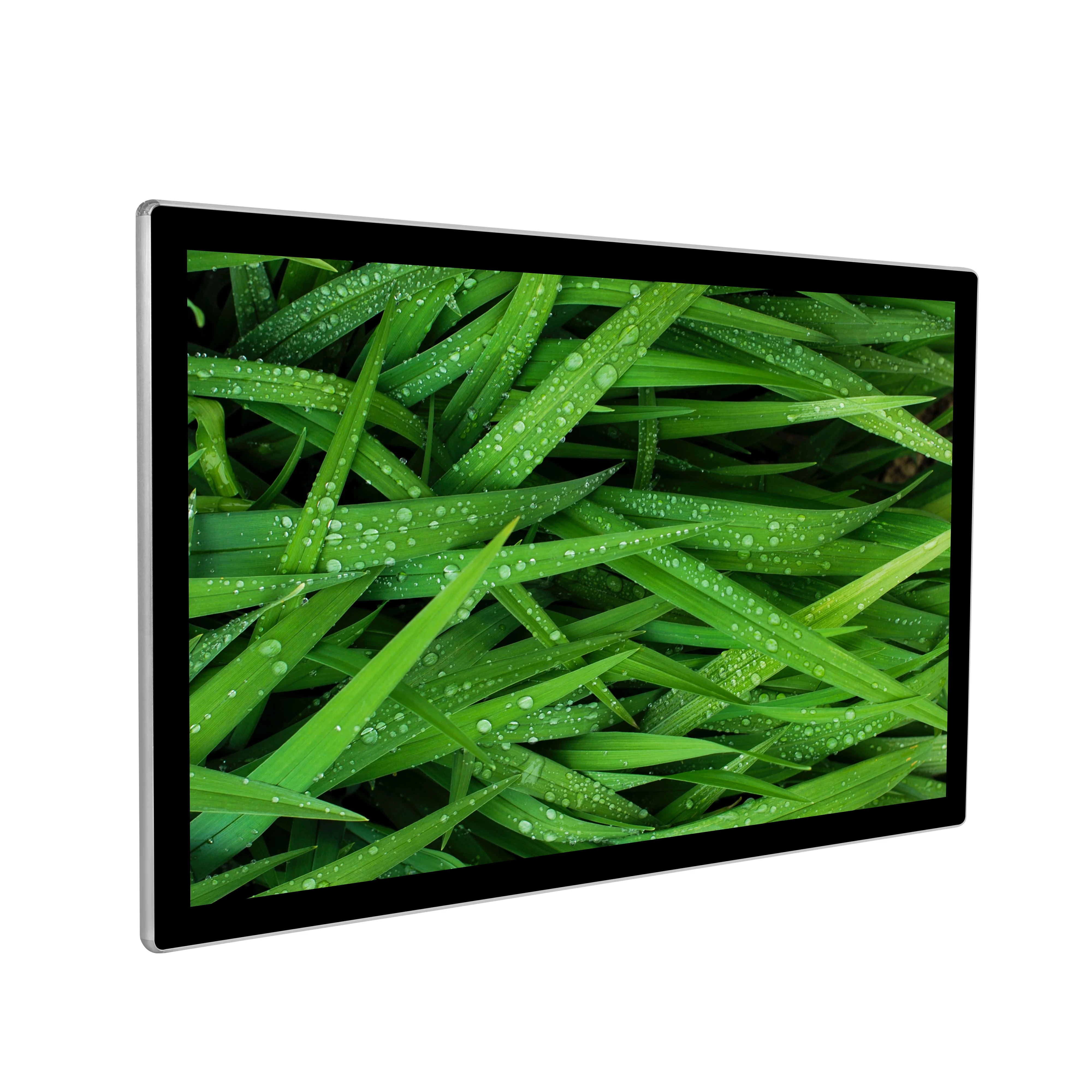 21,5 Zoll Indoor Digital Poster Video Player Vertikaler Touchscreen LCD TV Werbetafel Wandhalterung für Flughafen 1 Jahr