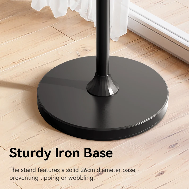 Ulanzi-TH07 Suporte profissional do assoalho do telefone móvel, ângulo ajustável, Live Broadcast Tripé, suporte para iPhone 15, 14 Selfie Holder