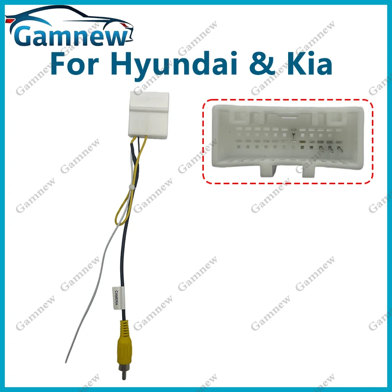 Cable adaptador de video para cámara de reversa de coche, cableado para salida de video de cámara 360 original de fábrica Hyundai Kia