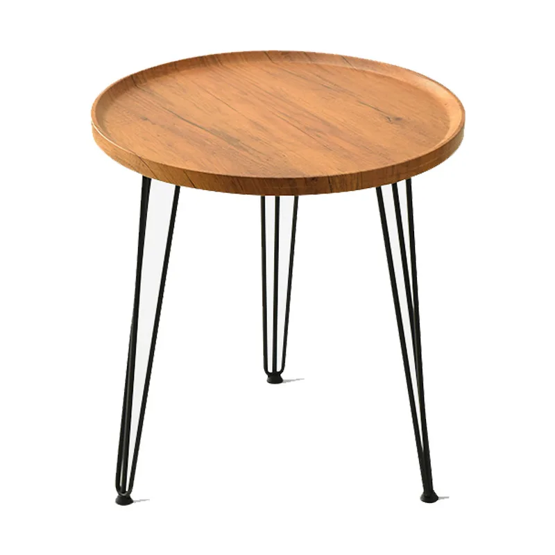 

Nordic small coffee table side table metal wrought iron corner table round table sofa side cabinet small round table 40x 45cm