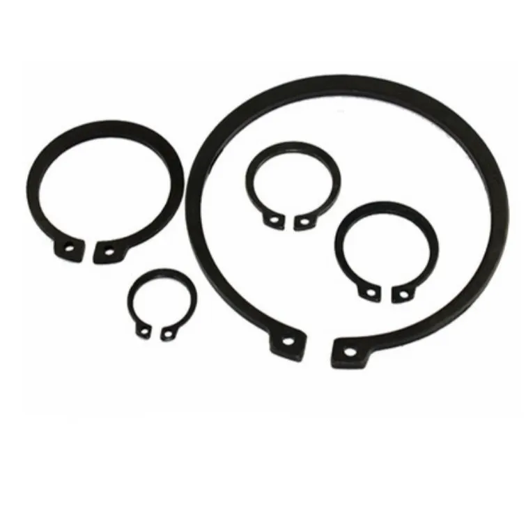 Carbon Steel External Retaining Rings 300PCS 18 Sizes for Shaft Securing in Automotive and Industrial Settings