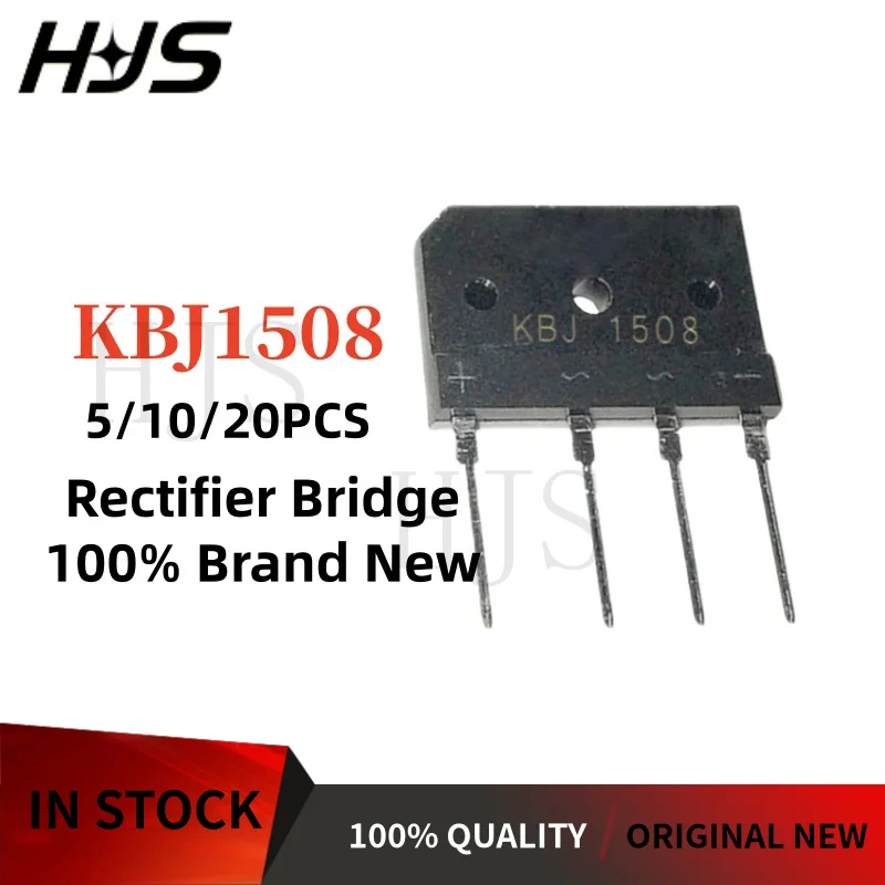5-20PCS Brand New KBJ1508 KBJ 1508 J1508 rectifier bridge Rectifier bridge stack In Stock