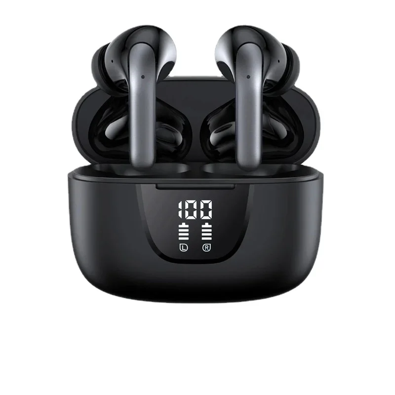 S42 IPX5 Waterproof Wireless Headset Bluetooth 5.3 Noise-Cancelling TWS Earbuds With LED Digital Display Sports Headphones