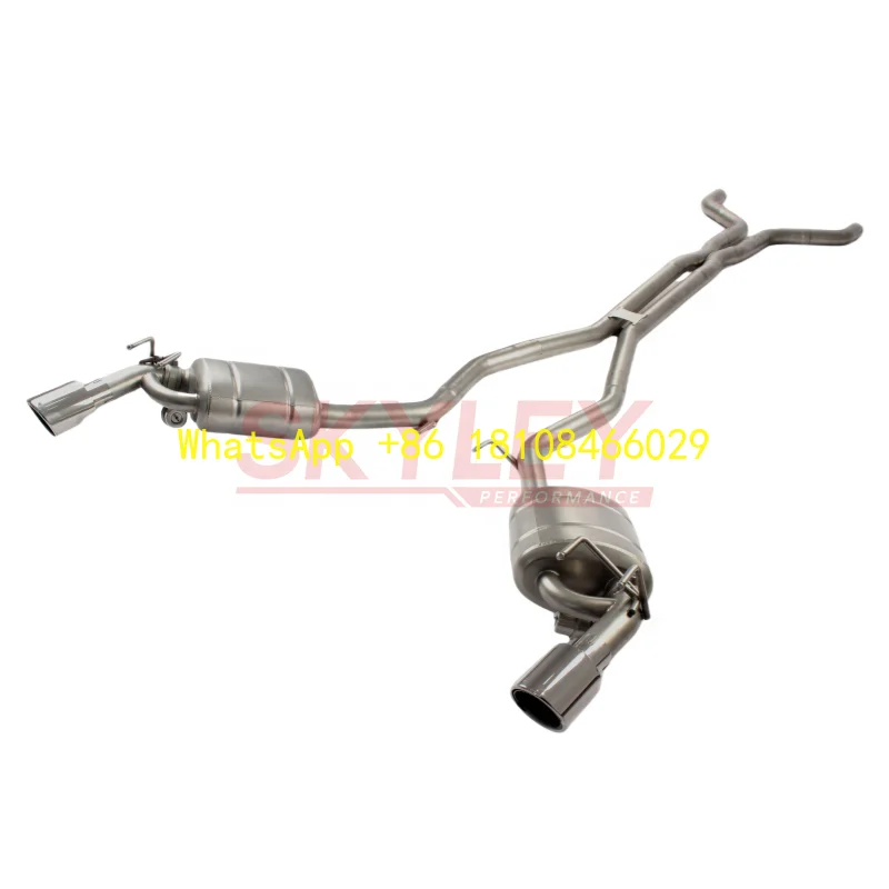 كاتم صوت SKYLEY Ss304 Valvetronic لأنبوب العادم شيفروليه كامارو V6 3.6l مع أداء جهاز التحكم عن بعد Catback #1