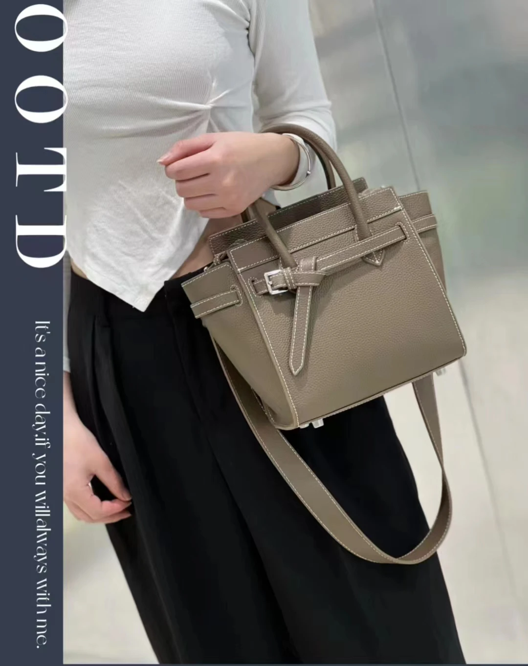 Fashion Large Capacity Solid Genuine Leather Tote Bag Luxury High Quality Cowhide Handbags For Women Versatile Simple Trendy Bag