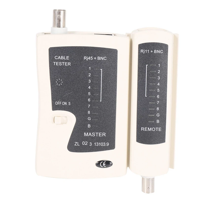 Cabo de Rede Ethernet Testador Lan Rj45 Bnc Ferramenta de Teste Coax Sinal Lan Tester