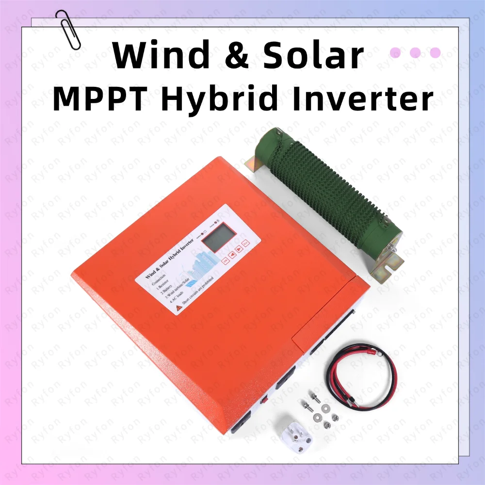 

5KW 12V 24V Wind & Solar MPPT Hybrid Inverter With Dump Load 48V Integrated Inverter Control Unit Wind Power Hybrid Controller