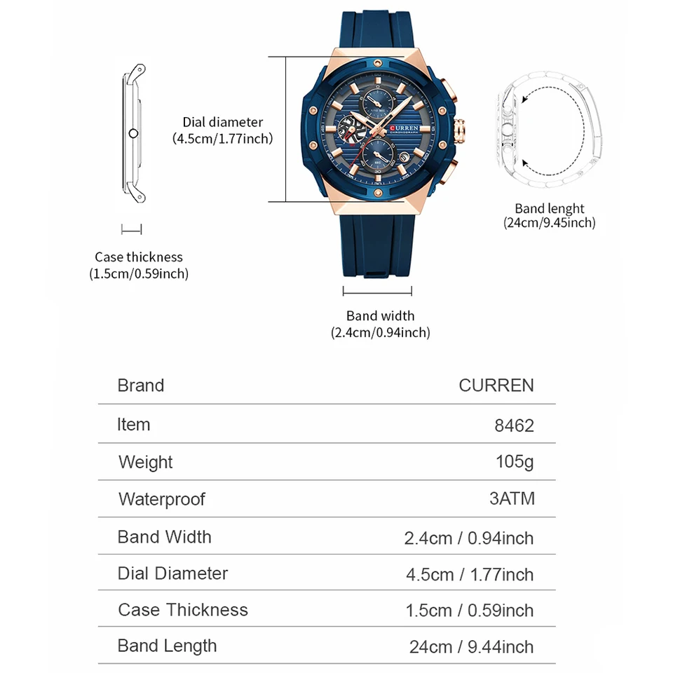 curren$y カレンシー 2点セット　currensy Curren X2 Watch – Hudson Hills