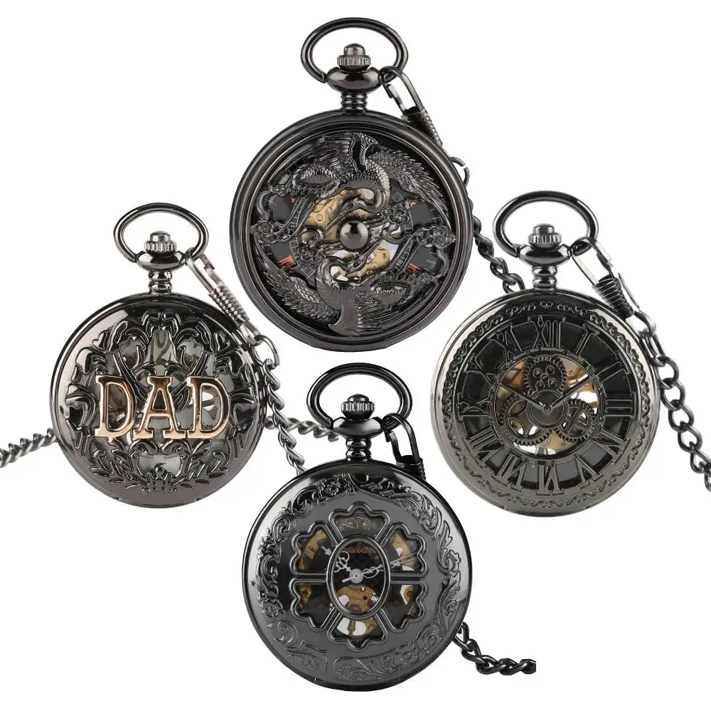 vintage-steampunk-mechanical-pocket-watch-black-hollow-carved-dad-eagle-floral-pattern-pendant-clock-retro-father's-day-gift
