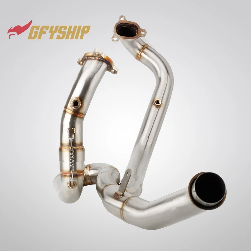 Motorcycle Exhausts Middle Link Pipes Slip-on For KTM 1050 1090 1190 Adventure 1290 SUPER ADVENTURE R / S / T