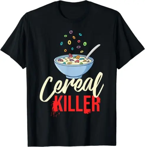 Cereal Killer Gift Bowl Box Breakfast Halloween T-Shirt