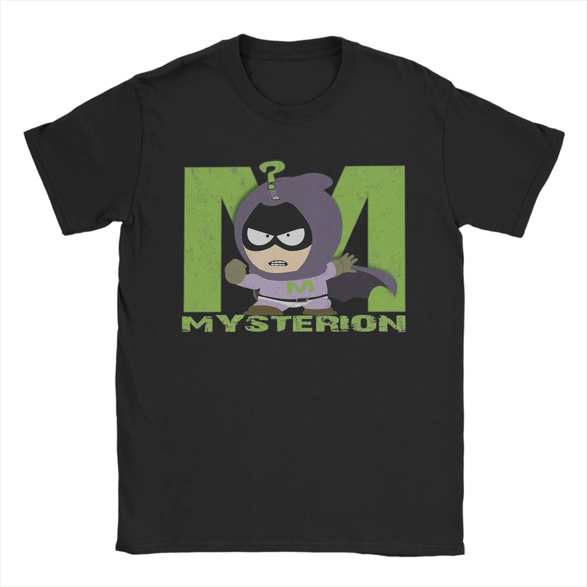 

Souths Parks Mysterion Pose T-Shirts for Men Women Humorous Cotton Tee Shirt Round Collar Short Sleeve T Shirts