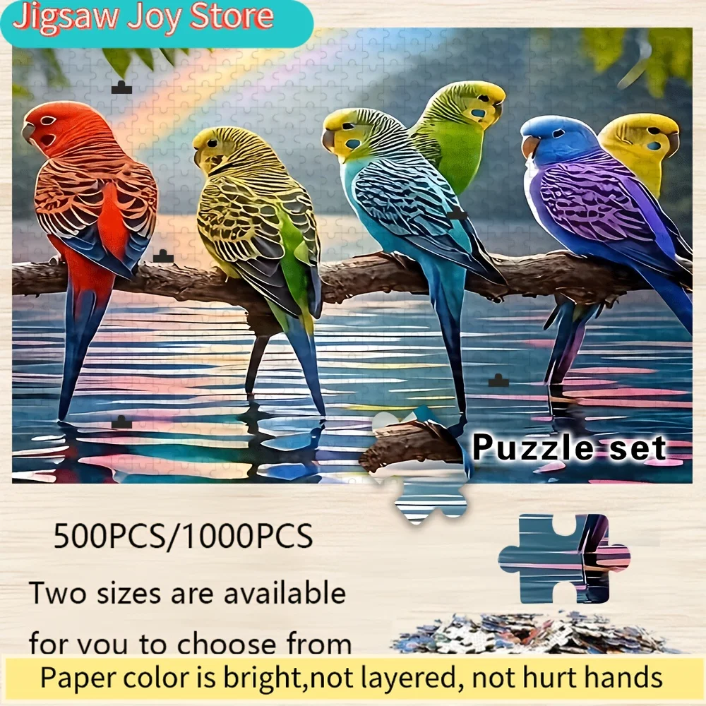 

Большой пазл на 500/1000 элементов | Портативные товары для творчества для начинающих, бумага, идеально подходят для дней рождения, Хэллоуина, Дня благодарения, Пасхи - Grea