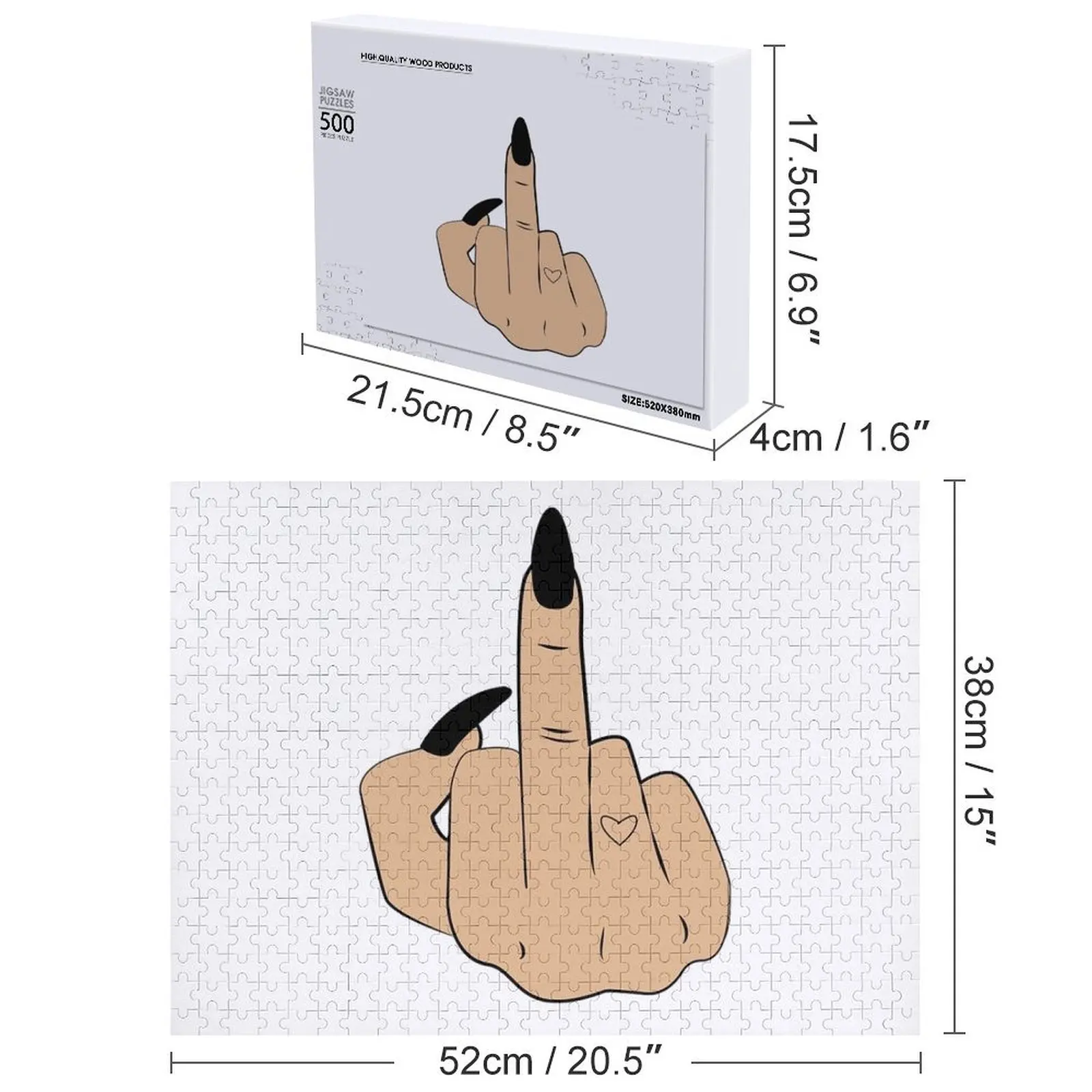 Puzzle Drewniane z Motywem Środkowego Palca, Puzzle z Imieniem, Puzzle z Motywem Skali, Puzzle z Motywem Silników, Personalizowany Prezent dla Dziecka, Personalizowany Prezent, Puzzle