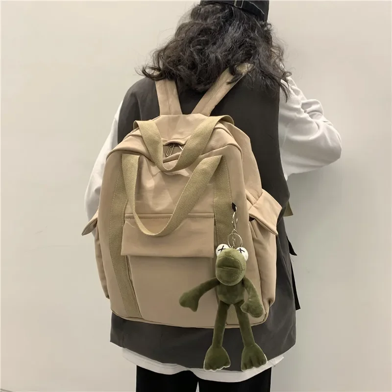 Schoolbag Classic Designer Schoolbag Backpack Fashion Canvas Backpack Girls Casual Solid Travel Backpack