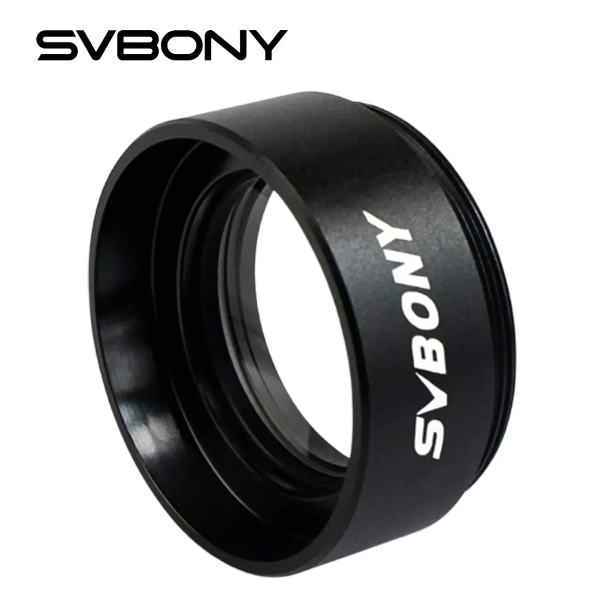 SVBONY 0.5X Telescope Focal Reducer 1.25 inches Filter Thread 28.5x0.75mm on Both Sides Reduces for Telescope Eyepiece