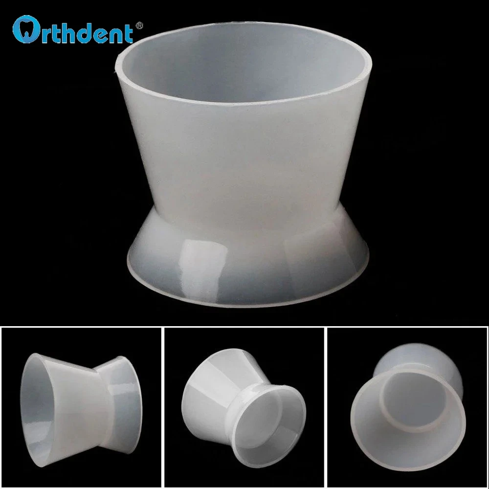 4Pcs Dental Silicone Mixing Bowl Use Dappen Dishes Teeth Whitening laboratory Tools Rubber Mixing Bowl Dentist Equipment