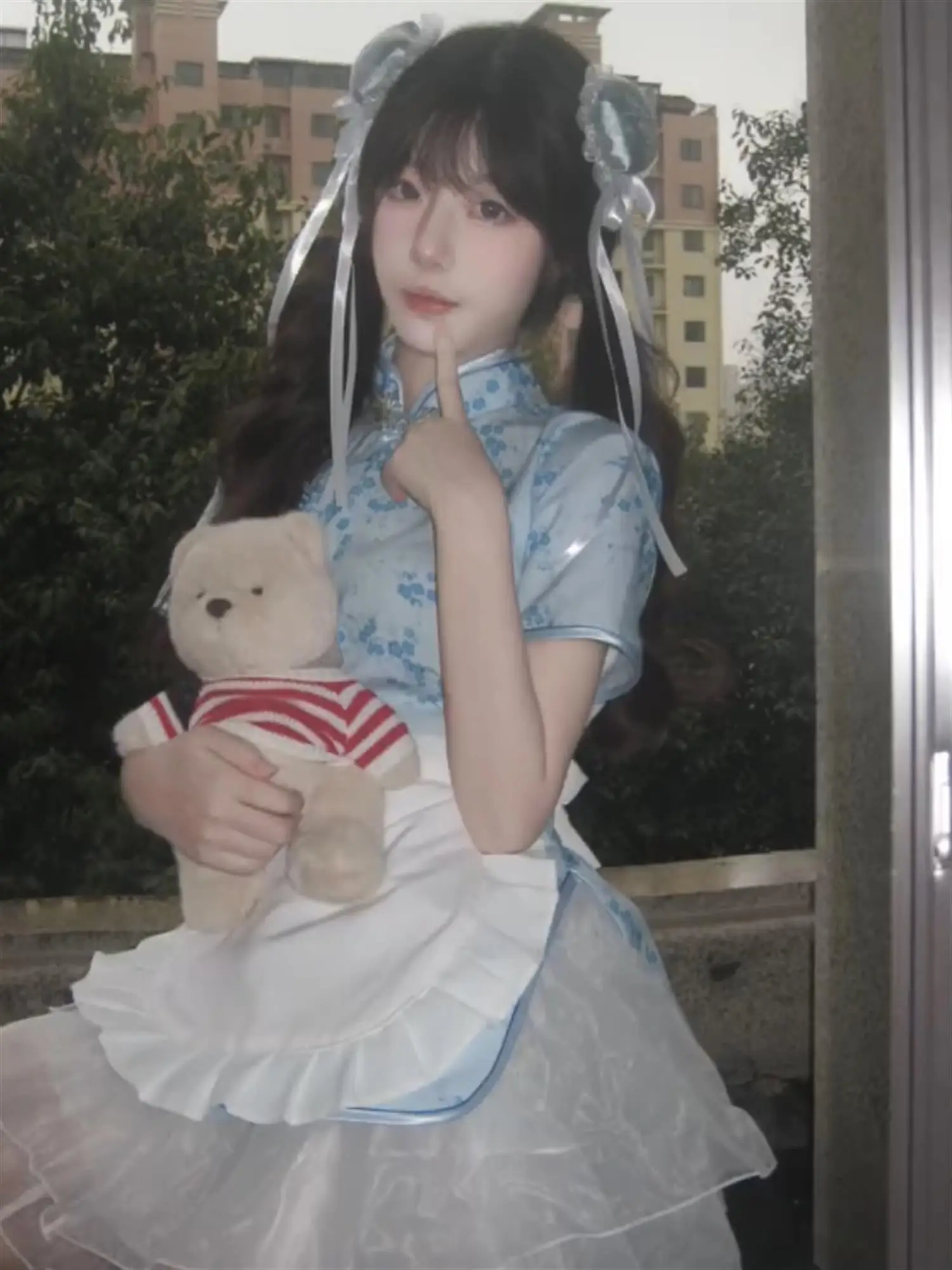 تنورة صينية جديدة من Sle Dr loween Cisas Cosplay orm تنورة خادمة ناعمة للفتيات ملابس يومية