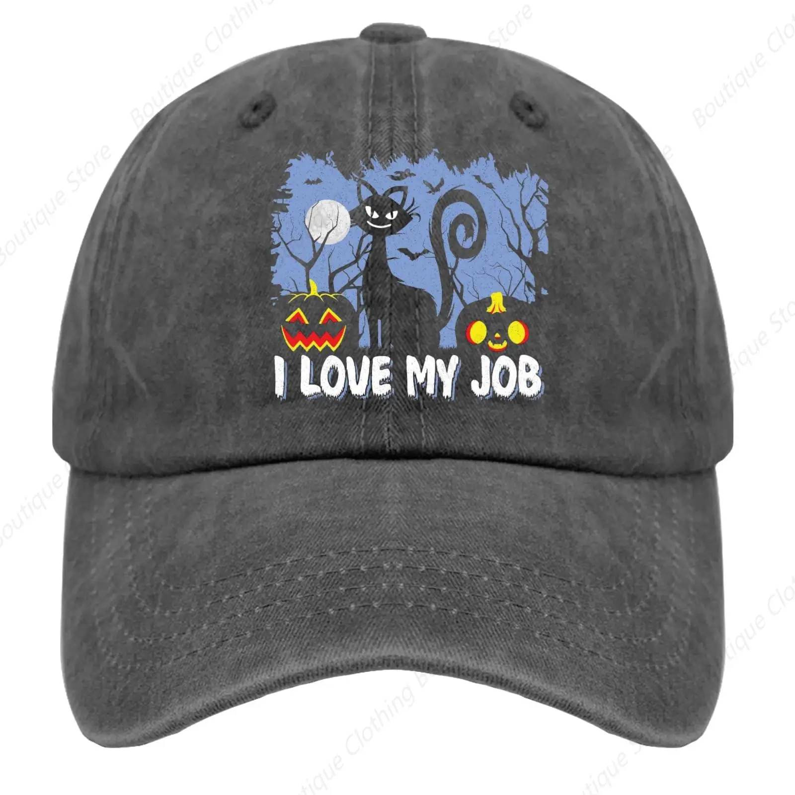 I Love My Job Sun hat Anime hat Pigment Gray Womens Sun hat Gifts for Boyfriends Golf Hats