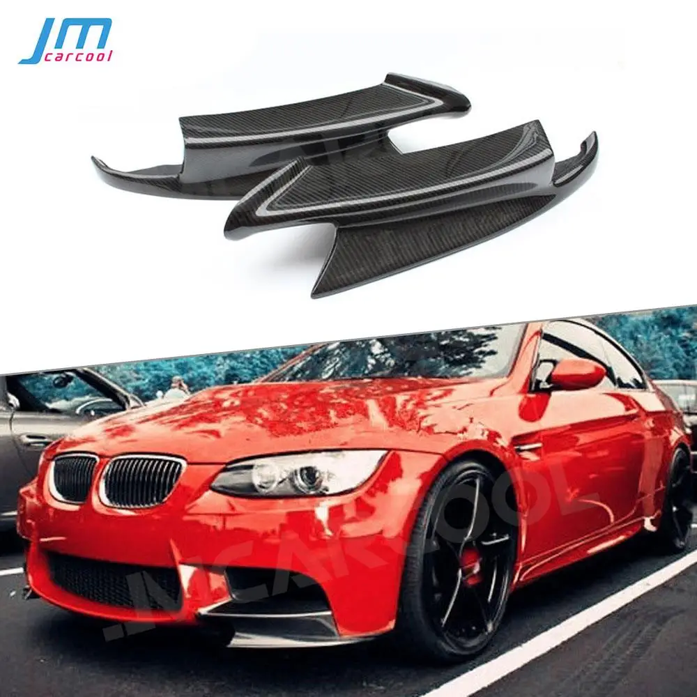 

Carbon Fiber Car Front lip Splitters Flaps Aprons Cupwings For BMW 3 Series E90 E92 E93 M3 2007-2013 FRP Bumper Guard