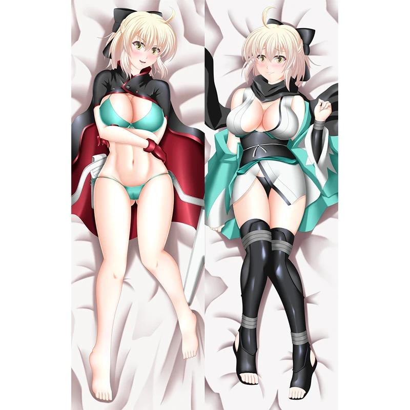 

Dakimakura Anime Pillow Cover Beautiful Girl Double Sided Print 2Way Cushion Cover Xmas Gifts