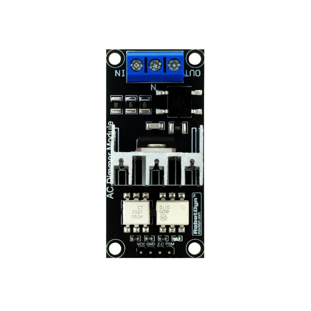 Imagem -05 - Módulo Dimmer de Luz ac para Lâmpadas Elementos Fans Bombas Air Cleaner Canal 8a 3.3v 5v Logic ac 50 h 60h Módulo Dimmer de Luz