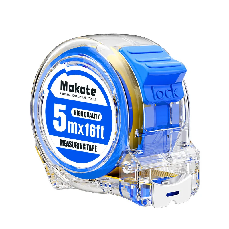 شريط قياس عالي الجودة من الفولاذ المقاوم للصدأ بطول 3-10 أمتار في نظام متري وإمبراطوري مناسب للأعمال الخشبية والاستخدام المنزلي #4