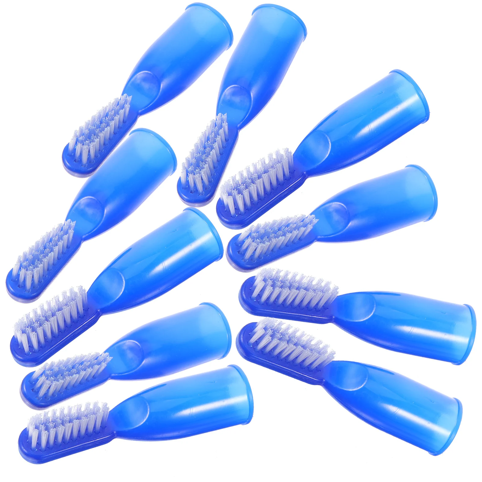 10 Pcs 10pcs Colorful Soft Bristles Finger Toothbrush Aldult Small Mini Toothbrushes Travel Plastic Prison