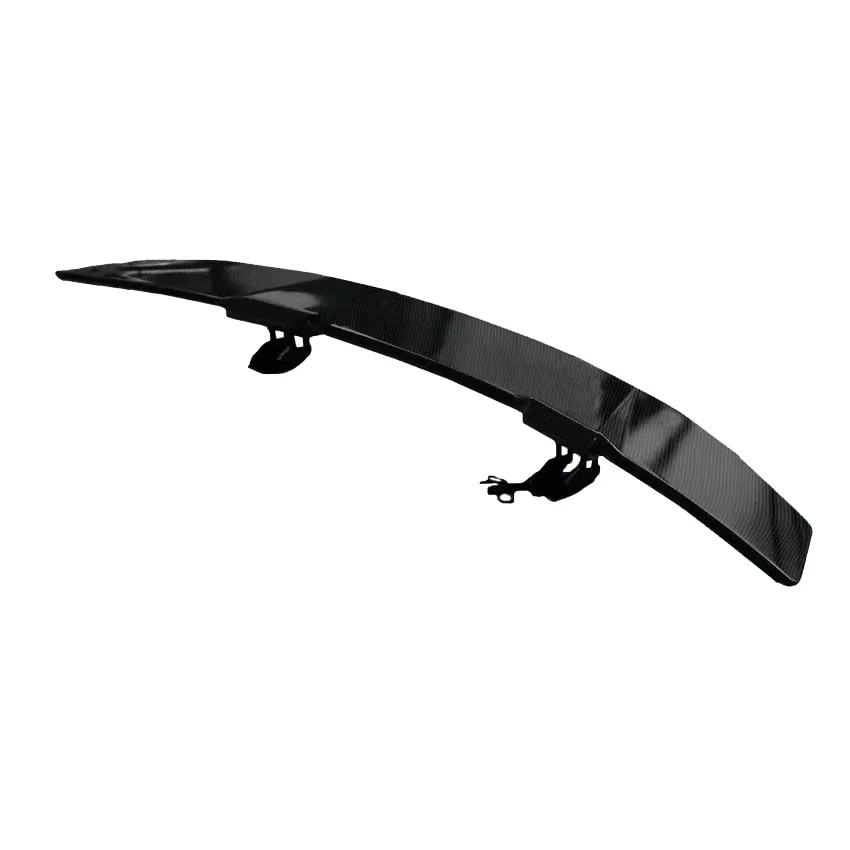 Suitable for For Hatchback Sedan Universal ABS Intelligent Electric Lift Spoiler Led Light Trunk Wing Lip Carbon Fiber Look Car