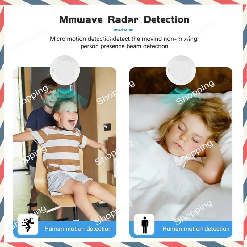 M20K Mmwave 레이더 스마트 인간 존재 센서 신뢰할 수 있는 성능 에너지 절약 쉬운 설치 스마트 라이프 Zigbee Tuya(D) Dur
