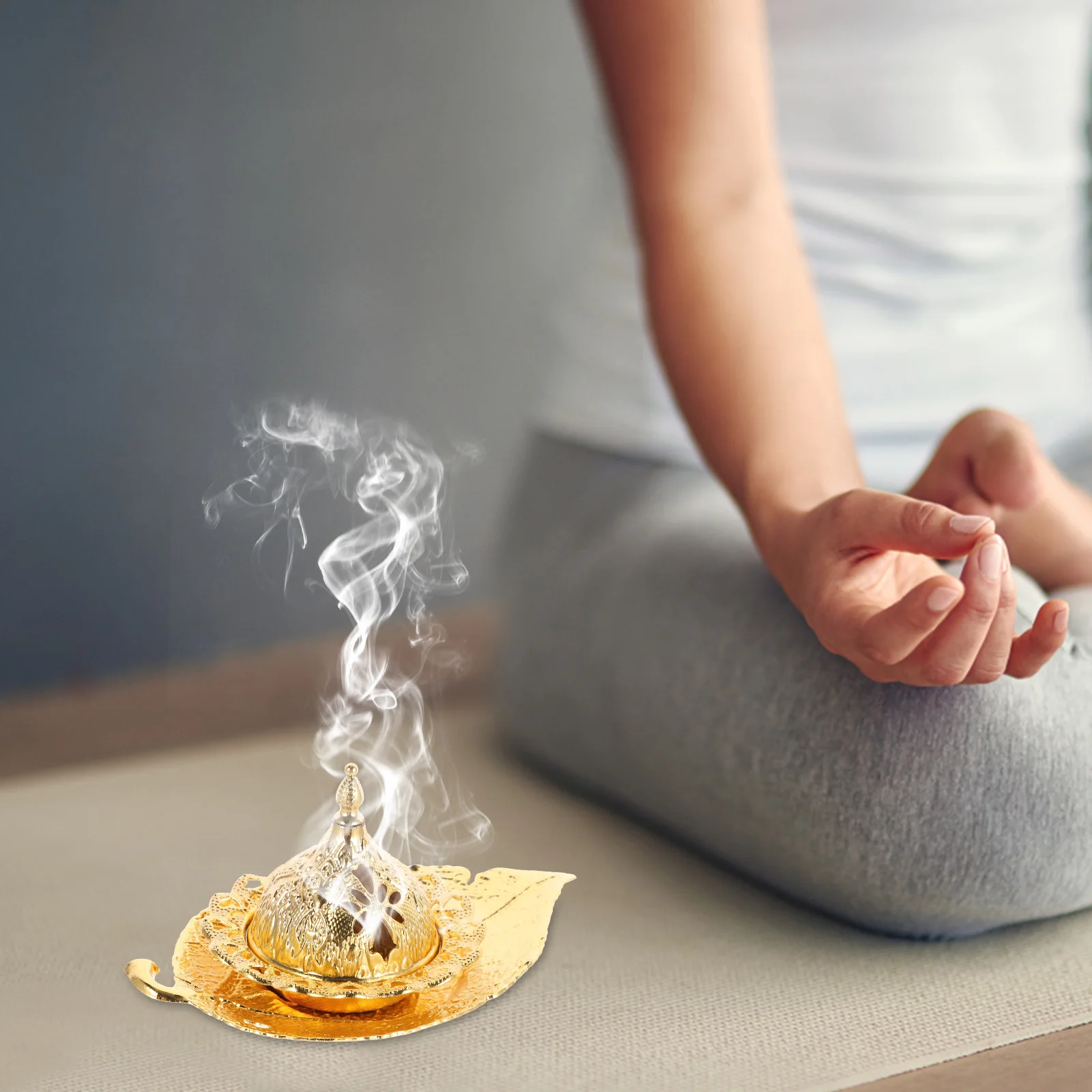 

Ramadan Incense Burner 1Set Exquisite Arabic Censer Home Office Meditation Room Decor Unique Long Term Use