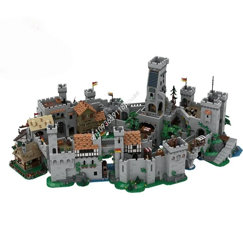 21833pcs MOC Massive Castle Full Set Castleed Model Building Blocks Construction DIY Christmas Gift Idea Toys Education Brick