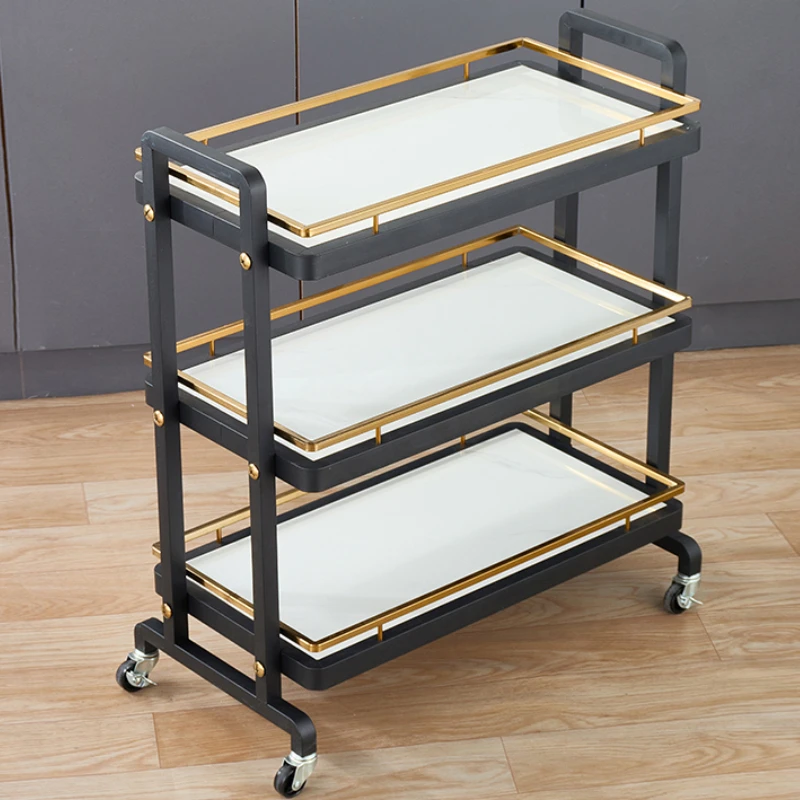 Clinical Service Cart Auxiliary Rolling Tray Furniture Dressing Elegant Hairdresser Luxury Living Room Carro Ruedas Trolley Iron