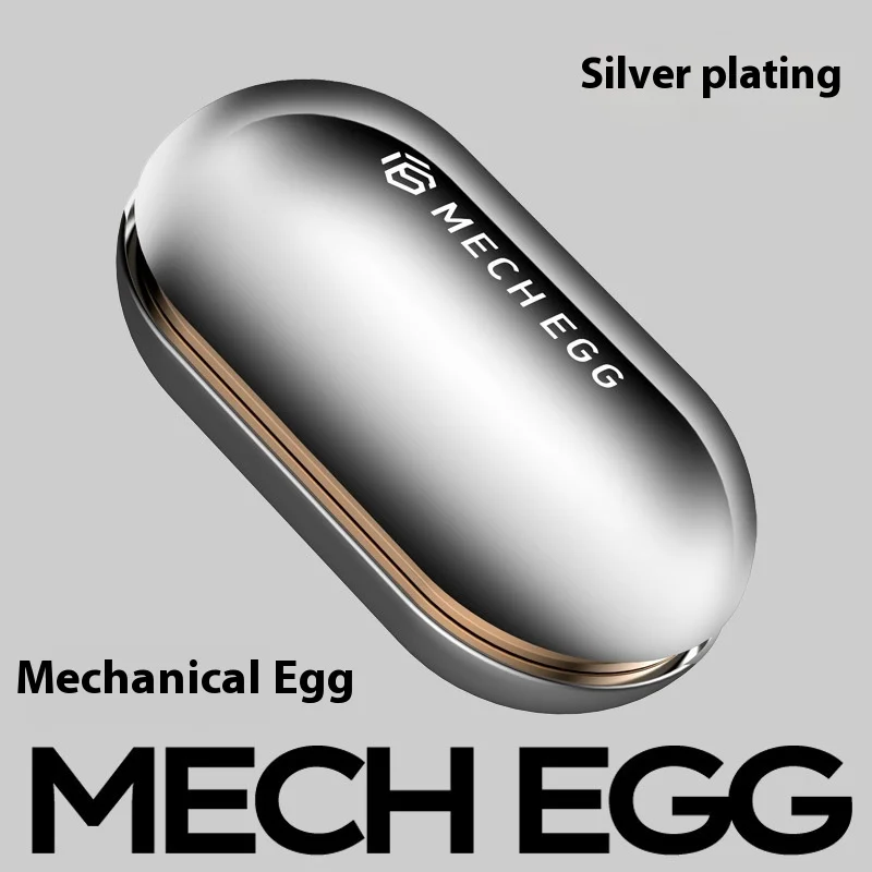 EDC Mechanical Push Coin Metal Stress Relief Toy Fidget Spinner Handheld Coin Pushing Sound Relief Toy Toy For Stress Relief
