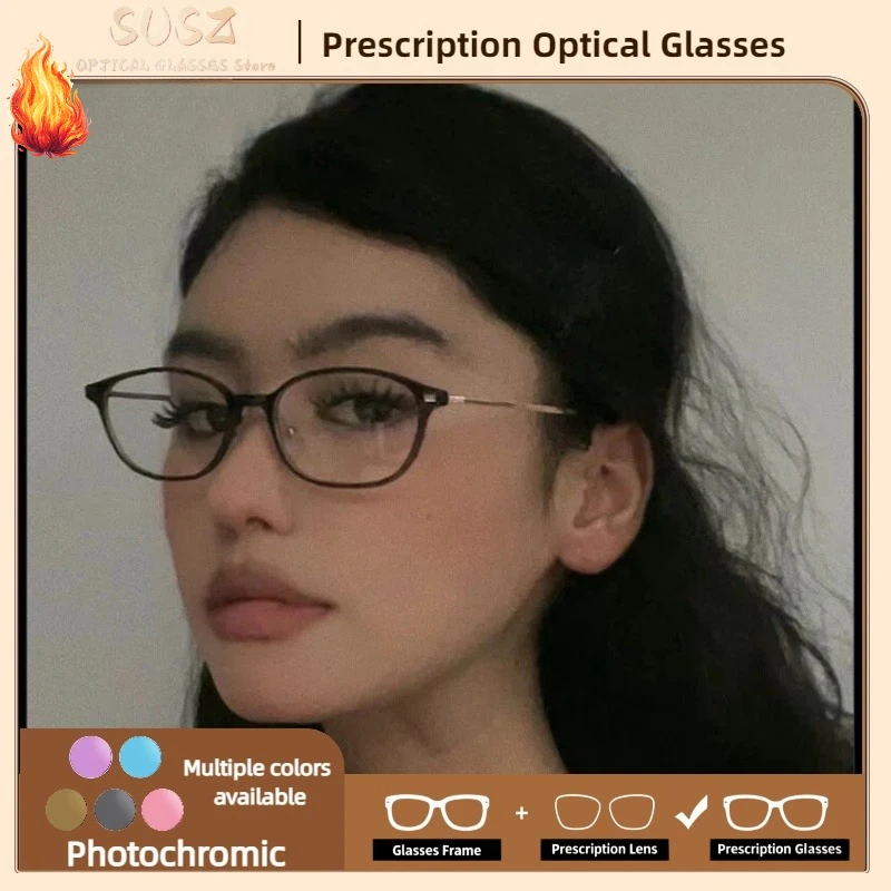 

Модные женские очки SUSZ с дизайном «кошачий глаз» для коррекции близорукости, высококачественные мультифокальные очки для чтения с защитой от синего света