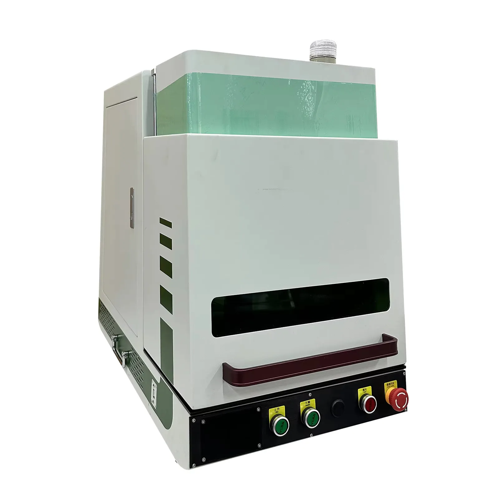 Closed Full Cover CNC Fiber Laser Marking Hine With Autofocus