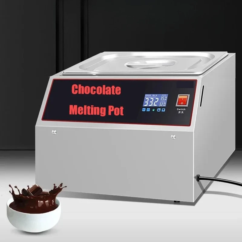 

For Electric 220V Commercial 5L Large Capacity Chocolate Melting Pot Chocolate Warmer in Stock