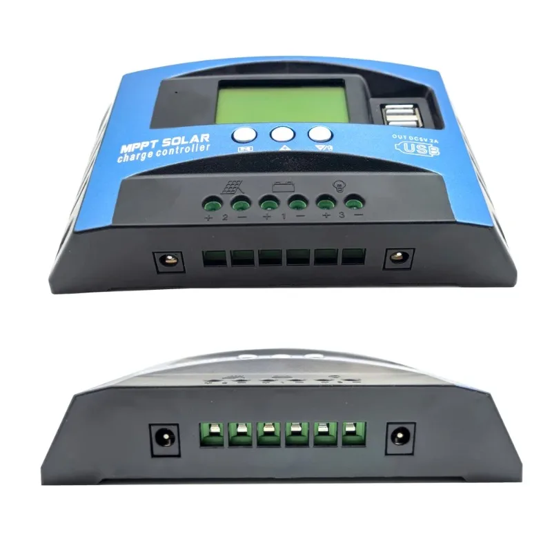 Ecran-d'affichage-lcd-controleur-automatique-double-usb-controleur-de-charge-solaire-mppt-30a-40a-60a-80a-100a