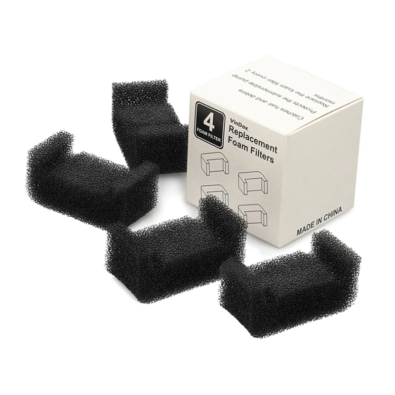 Filtro in spugna 1/4Pc per la sostituzione della fontana d\'acqua del gatto filtro in schiuma per fontana per animali domestici filtro in schiuma di